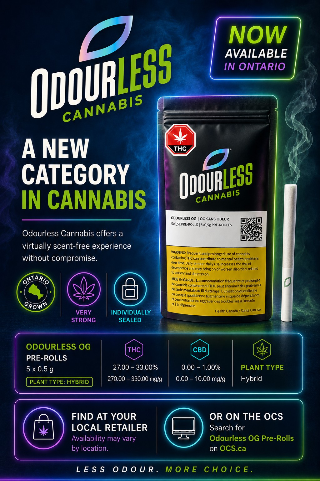Odourless Cannabis - Launch